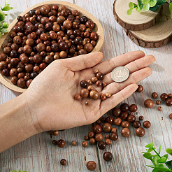 400шт 4 стиля бусины из натурального дерева WOOD-TA0001-71