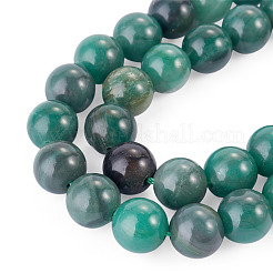 1 filo di perline di giada africana naturale&nbsp;G-TA0003-50B