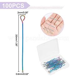 100 шт. ионное покрытие (IP) 304 нержавеющая сталь проушины штифты STAS-UN0048-98