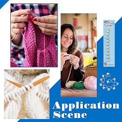 Кубический шарм вязание встречных рядов цепочек HJEW-PH01692