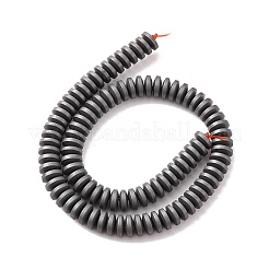 Матовый стиль гальванических немагнитных синтетических гематитовых бус стренги&nbsp;G-M007-76