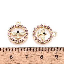 Подвески из сплава со стразами PALLOY-T091-22B-G