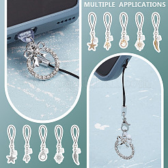 Сплав с подвеской из кристаллов и страз&nbsp;HJEW-OC00035