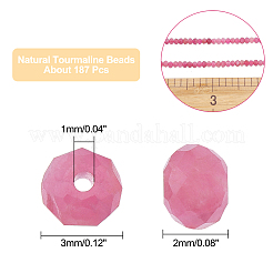 1 нить натуральных турмалиновых бусин&nbsp;G-AR0004-50