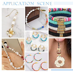 200шт 2 цвета латунные дистанционные бусины&nbsp;KK-PH0006-56A