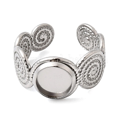 Componenti dell'anello a spirale in acciaio inossidabile 304 per bracciale&nbsp;STAS-P454-02A-P