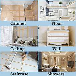 Bordatura in plastica pvc&nbsp;AJEW-WH0010-62B-01