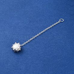 925 серебряный наконечник с цепочкой STER-S010-04B-S