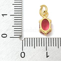 Латунные микро проложить кубического циркония подвески&nbsp;KK-U050-06G-01