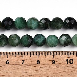 Бусины из натурального фуксита G-S345-8mm-33