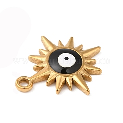 Подвески из настоящей 304 нержавеющей стали с покрытием из 18-каратного золота STAS-A084-23G-03