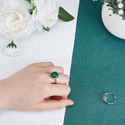 2шт регулируемые латунные кольца для пальцев компоненты&nbsp;FIND-GO0002-77A