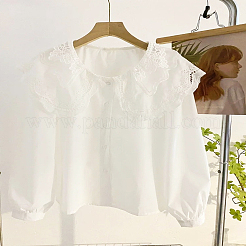 3 ярд хлопковой кружевной ленты с цветочной вышивкой&nbsp;OCOR-LP0002-48