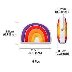 Пищевые экологически чистые силиконовые фокусные бусины&nbsp;SIL-YW0001-04C