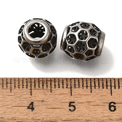 Европейские бусины из нержавеющей стали 304 STAS-D191-22A-AS