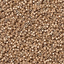 MIYUKIデリカビーズ  シリンダー  日本製シードビーズ  11/0  （db1155)亜鉛メッキ半霜マスカット  1.3x1.6mm  穴：0.8mm  約10000個/袋  50 G /袋&nbsp;SEED-X0054-DB1155