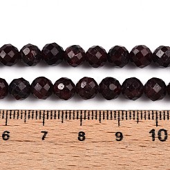 Natürlicher Granat Perlen Stränge&nbsp;G-S345-6mm-37