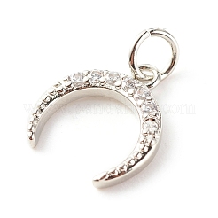 Латунные микропаве прозрачные подвески с фианитом&nbsp;ZIRC-P094-24P-RS