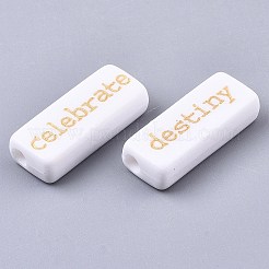 Perles acryliques opaques&nbsp;MACR-N008-22