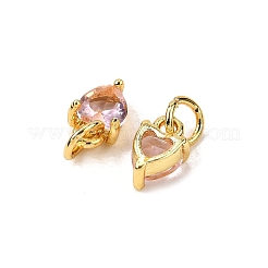 Латунные микро проложить кубического циркония подвески KK-P192-08-G08