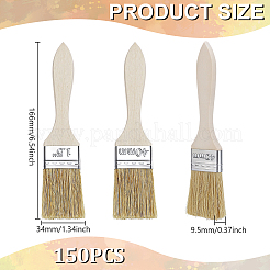 150 Stück Holzpinsel&nbsp;AJEW-WA0003-45