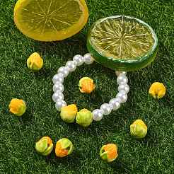 30 шт. 2-х цветные бусины из фарфора Famille Rose&nbsp;PORC-CJ0001-16