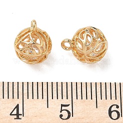 Pendentifs en laiton zircon cubique transparent&nbsp;KK-D261-01G-05
