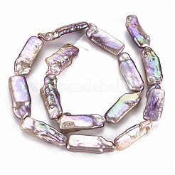 Природные Кеши жемчуг пряди PEAR-S020-D02