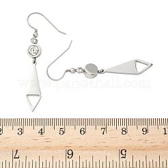 Серьги-подвески из нержавеющей стали 304 EJEW-Z129-19P