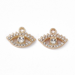 Legierung rhinestone-anhänger&nbsp;PALLOY-P287-06G-01