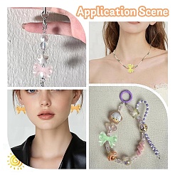 275 шт. Прозрачные акриловые бусины&nbsp;TACR-YW0003-28