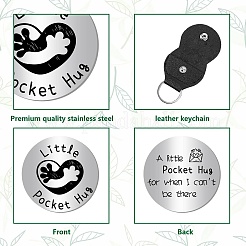 201 памятная монета из нержавеющей стали AJEW-CN0002-24H