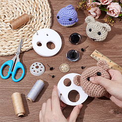 Акриловые безопасные инструменты для измерения размера глаз&nbsp;AJEW-BC0008-29B