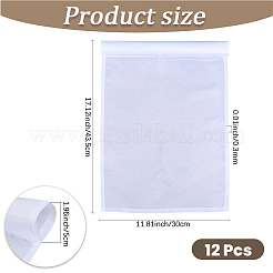 Bandiera da giardino in poliestere bianca&nbsp;AJEW-CP0009-54B