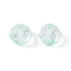 Выпечка расписные прозрачные стеклянные бусины&nbsp;X1-GLAA-N011-10mm-07