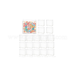 透明なPVCボックス  長方形  透明  10.2x5x10.2cm&nbsp;CON-WH0084-97A