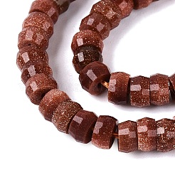 Granos de Goldstone sintético hebras&nbsp;G-Q606-46A-12
