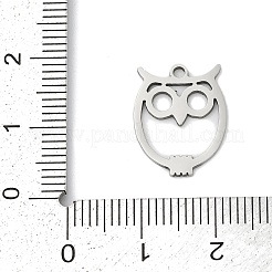 ステンレスペンダント201個  楕円形のチャーム  ステンレス鋼色  16x12.5x1mm  穴：1.4mm&nbsp;STAS-F316-31P-01