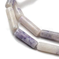 Нити натуральных фиолетовых бирюзовых бусин G-D464-48