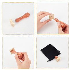 1 шт. головка штампа из латуни золотистого тона DIY-OC0004-33F