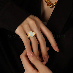 6 Stück Rack Plating oval Messing Micro Pave Zirkonia verstellbare Solitär Ring Komponenten&nbsp;KK-DC0005-11