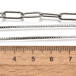 Не тускнеющие цепочки из нержавеющей стали 304 NJEW-JN02767