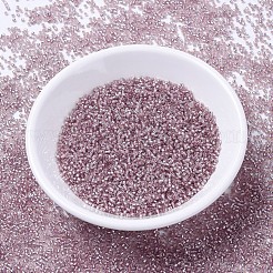 MIYUKIデリカビーズ  シリンダー  日本製シードビーズ  11/0  （db1434)シルバーライニングペールローズ  1.3x1.6mm  穴：0.8mm  約2000PCS /ボトル  10 G /ボトル&nbsp;SEED-JP0008-DB1434