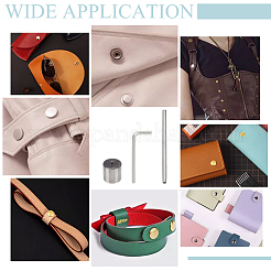 Инструмент для сверления отверстий из стали и кожи AJEW-WH0471-153A