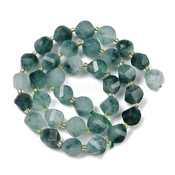 Окрашенные бусины пряди природного нефрита G-U023-A20-01E