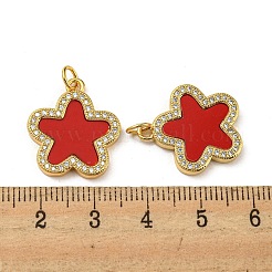 Латунное микропаве с фианитами и подвесками из синтетической бирюзы&nbsp;KK-K356-24D-G