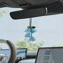 2 шт. ландыш из хлопковой ваты для вязания подвесные украшения&nbsp;HJEW-LP0002-93B