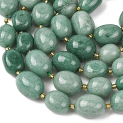 Естественный зеленый авантюрин бисер нитей&nbsp;G-G453-D13-01