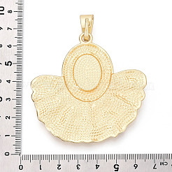 Синтетический бирюзовые большие кулоны&nbsp;PALLOY-N179-62MG