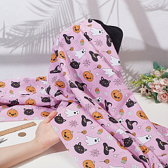 Polyester-Baumwollstoff mit Halloween-Print&nbsp;FIND-WH0152-646